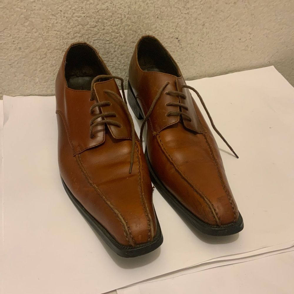 J.M. Weston   Oxford Dress Shoes Brown Mens size 10 Leather
